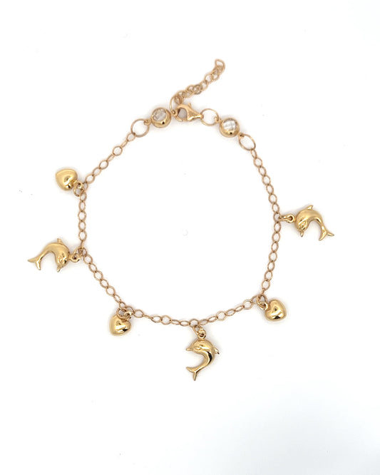 Esclava delfín & corazones