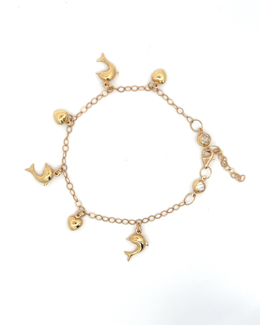 Esclava delfín & corazones