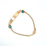 Esclava aro seguido blue love