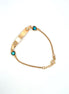 Esclava aro seguido blue love