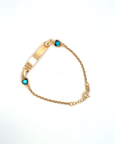 Esclava aro seguido blue love