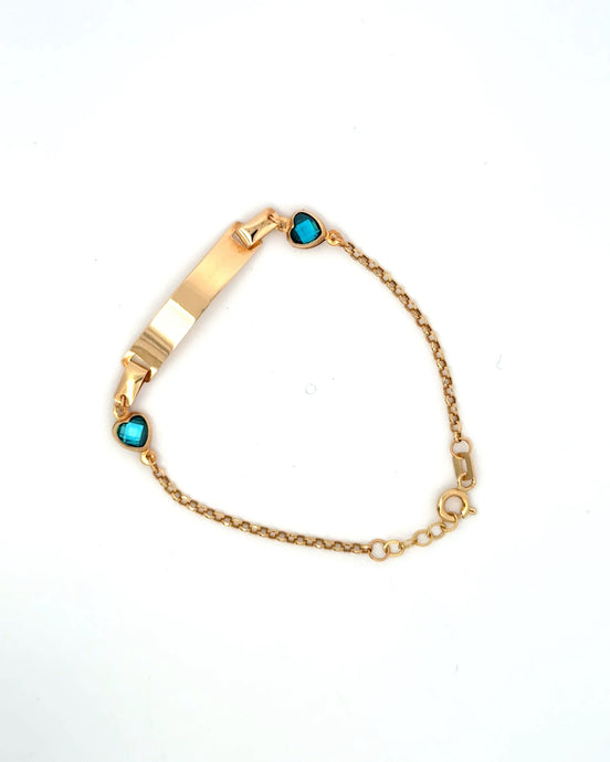 Esclava aro seguido blue love