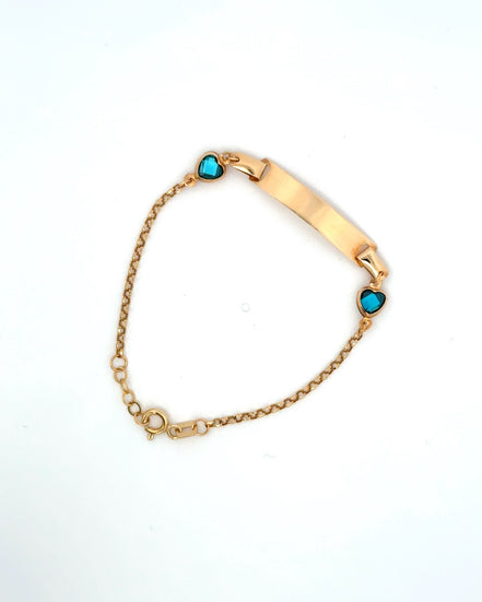 Esclava aro seguido blue love