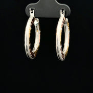 Argollas fancy 3 tonos