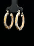 Argollas fancy 3 tonos