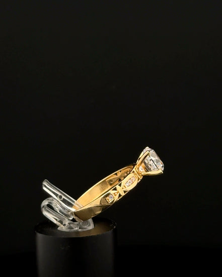 Anillo solitario 7 3/4