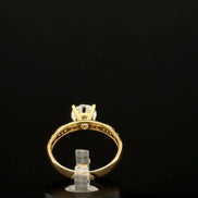 Anillo solitario 7 3/4