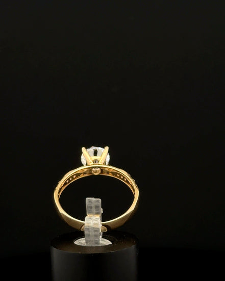 Anillo solitario 7 3/4