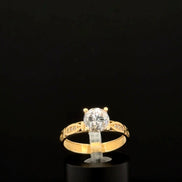 Anillo solitario 7 3/4