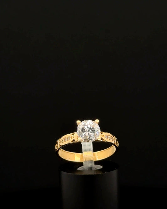 Anillo solitario 7 3/4