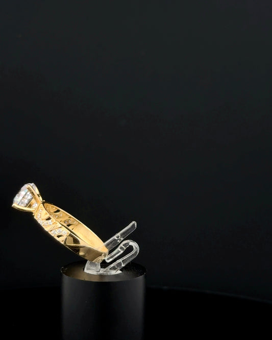 Anillo solitario 7 3/4