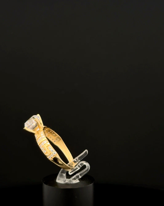 Anillo solitario 7 3/4