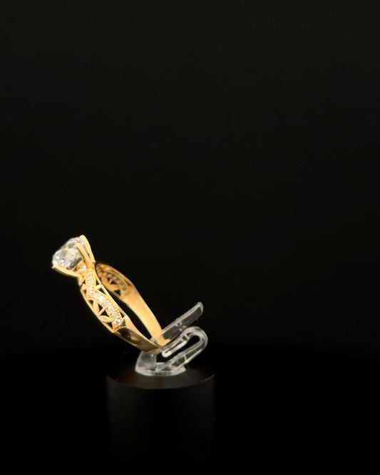 Anillo solitario 7 1/2