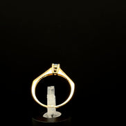 Anillo solitario azul 7 1/2