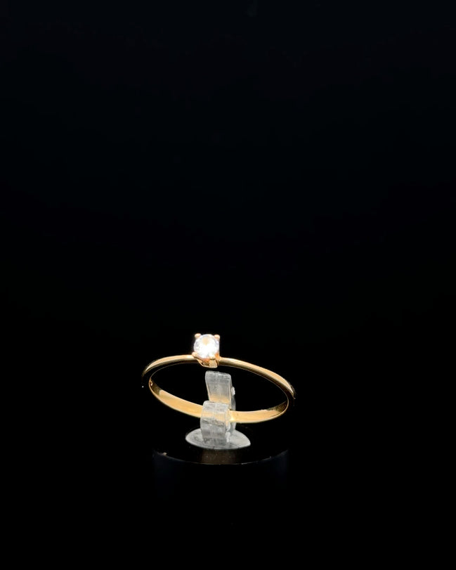 Anillo solitario 7 1/2