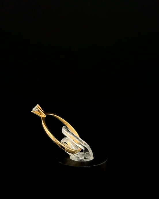 Anillo solitario 7 1/2