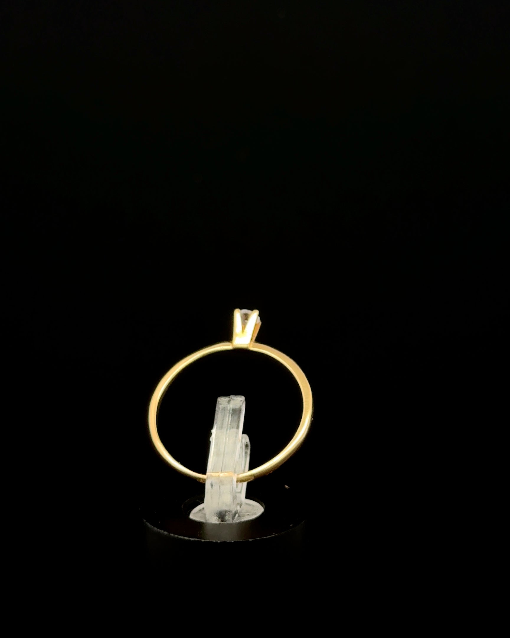 Anillo solitario 7 1/2
