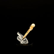 Anillo solitario perla 6 1/2