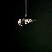 Zarcillos square cut plata 925