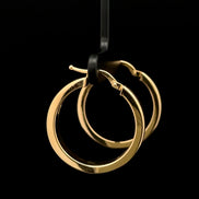 Argollas planas lisas