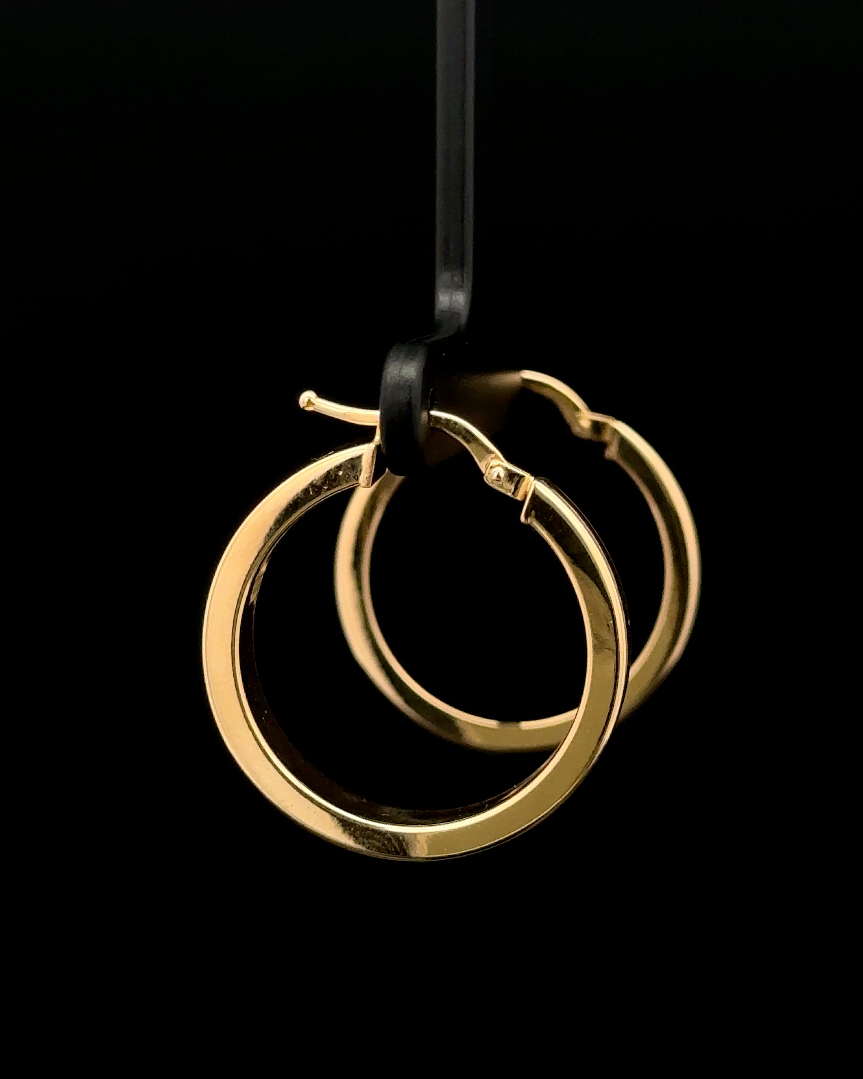 Argollas planas lisas