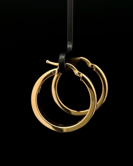 Argollas planas lisas
