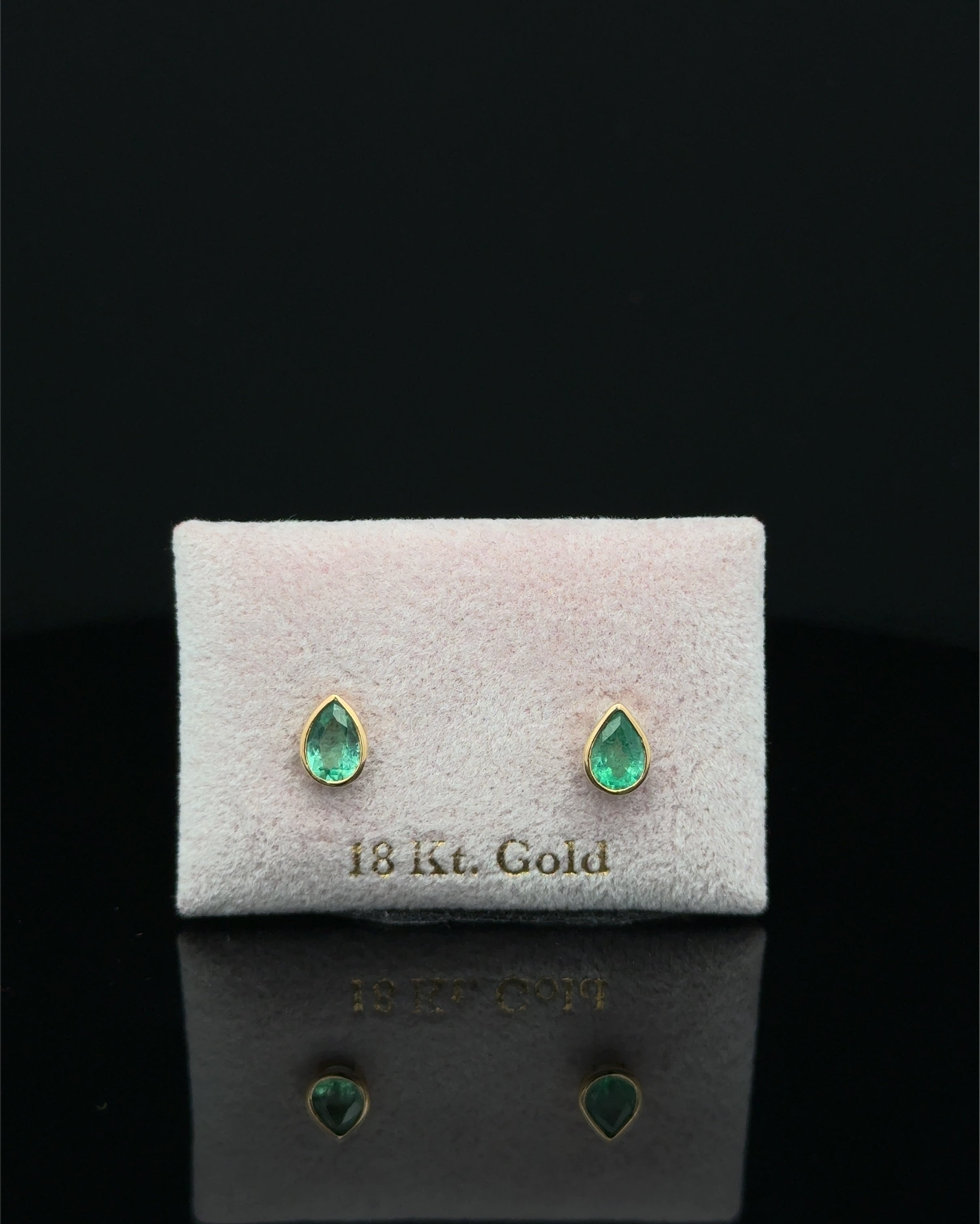 Zarcillos Gota esmeralda