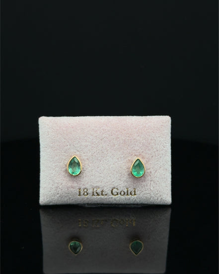 Zarcillos Gota esmeralda