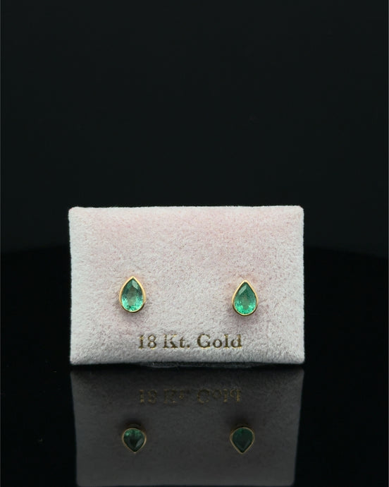 Zarcillos Gota esmeralda