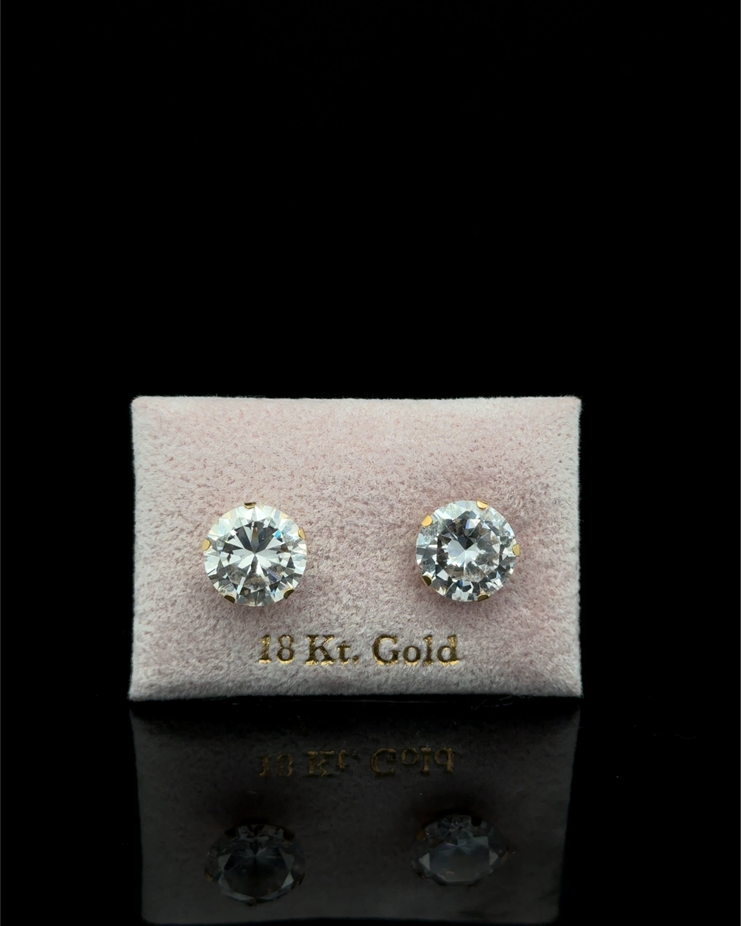 Zarcillos brillante 10mm