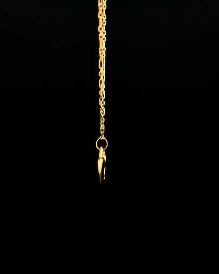 Cadena 2x1 Love 55cm