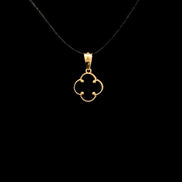 Dije clover negro
