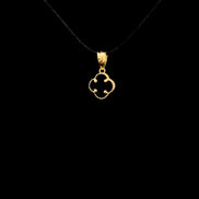 Dije clover negro small