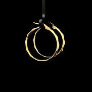Argollas diamantadas