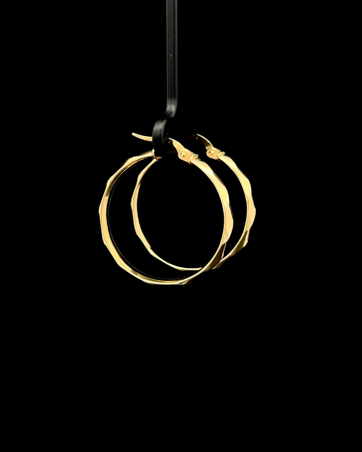 Argollas diamantadas