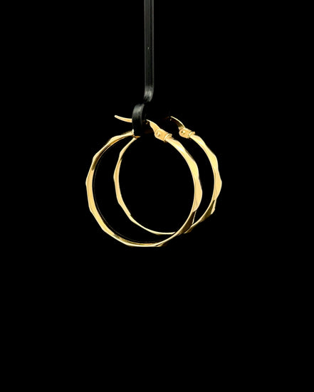 Argollas diamantadas