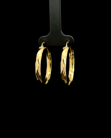Argollas diamantadas
