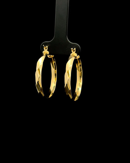 Argollas diamantadas