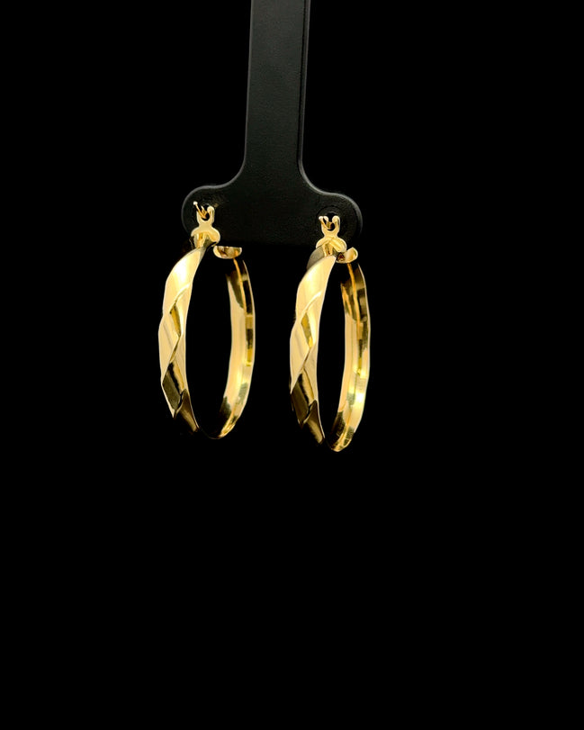 Argollas diamantadas