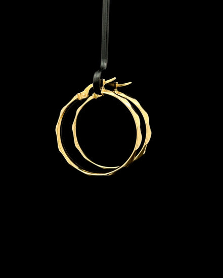 Argollas diamantadas