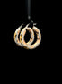 Argollas oro blanco diamantadas