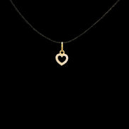 Dije corazón brillante mini